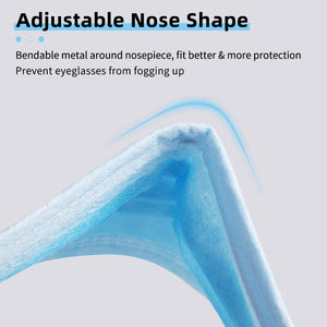 SavBin®3-Layer Non-Woven Disposable Blue Mask 50pc/pack