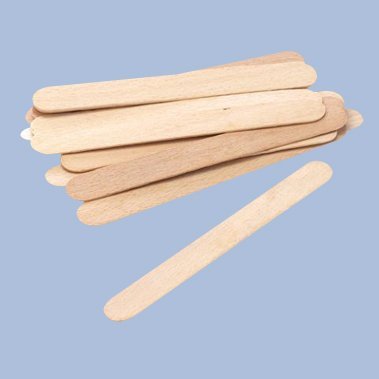 SavBin® Large Tongue Depressor-Size Wooden Waxing Applicator