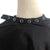 high quality hair cutting cape black adjustable buttons